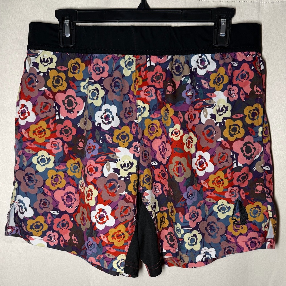 Tachuntfish Floral‎ 6” Athletic Training Shorts LARGE